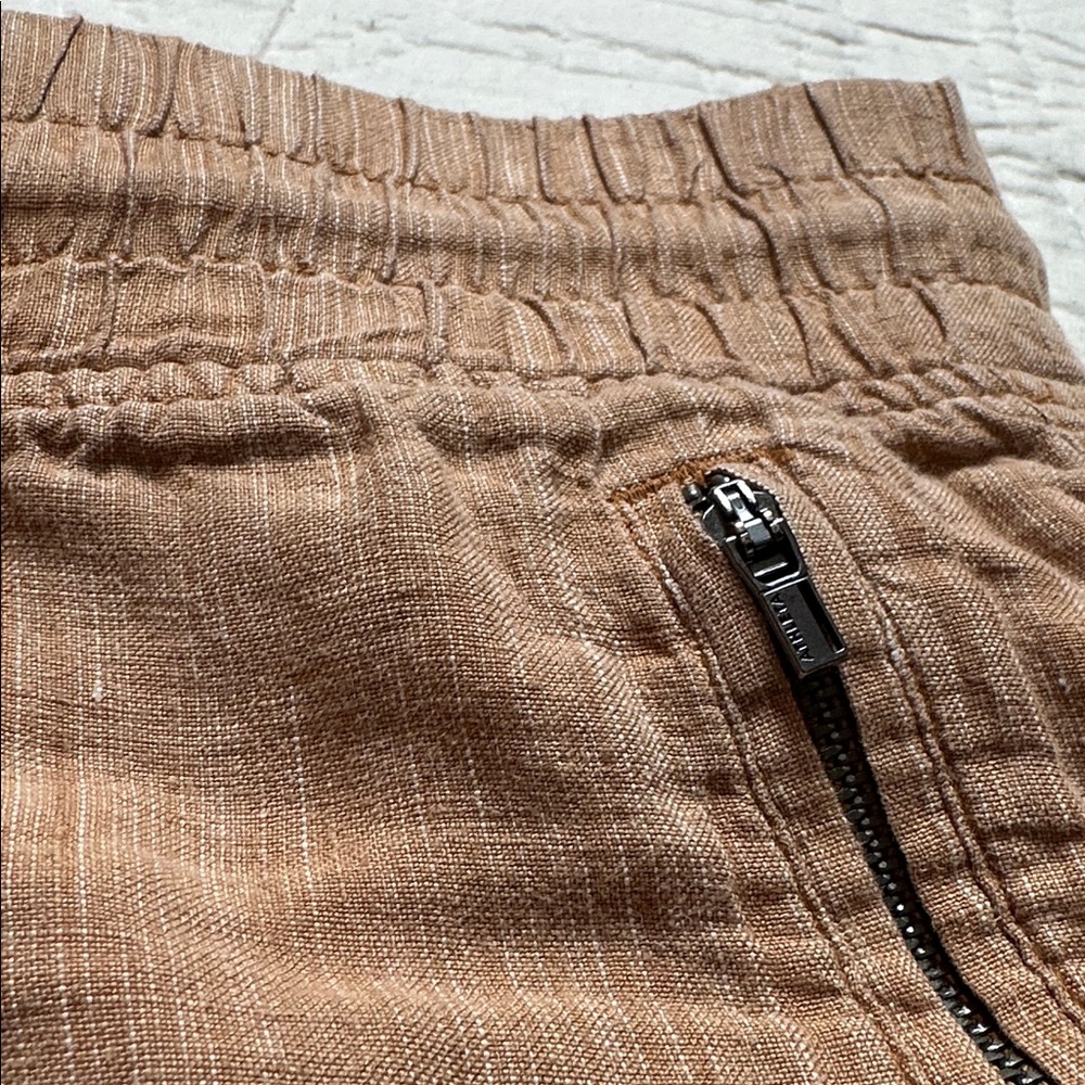 Athleta Cabo Linen Wide Leg Pants | 100% Linen Resort Coastal butter mom - Picture 6 of 12